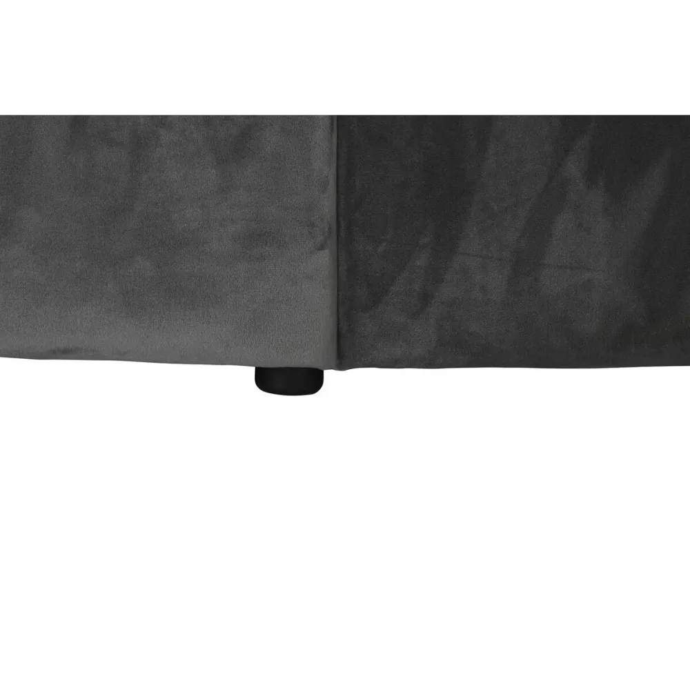 Panca DKD Home Decor Grigio Poliestere (125 x 53 x 46,5 cm)