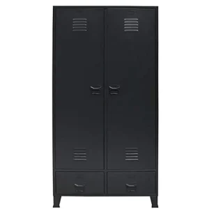 Pissente - Armadietto da ufficio metallo, stile industriale, resistente, per armadio, armadio, facile da montare, 90 x 40...