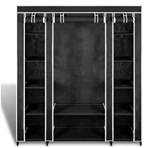 Pissente Armadio appendiabiti pieghevole con porta, armadio appendiabiti con cerniera, armadio appendiabiti con scomparto...