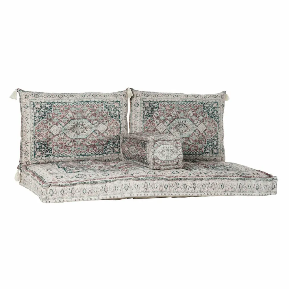 Poltrona DKD Home Decor 8424001817504 Cotone Verde (155 x 76 x 65 cm)