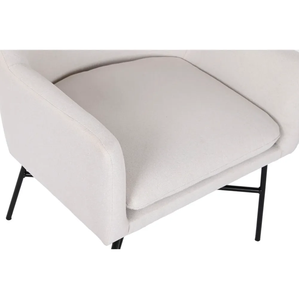 Poltrona DKD Home Decor Beige Metallo 66 x 62 x 75 cm