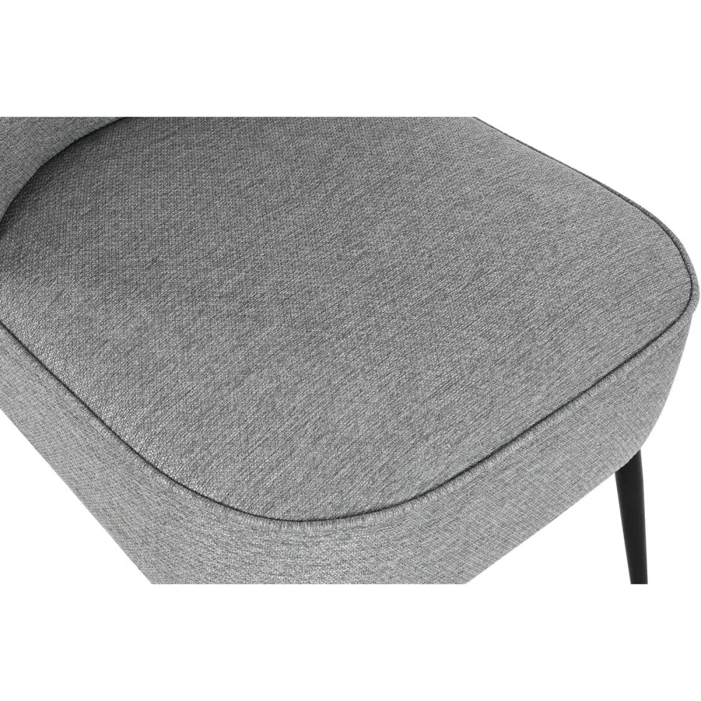 Poltrona DKD Home Decor Grigio Metallo 55 x 64 x 72,5 cm