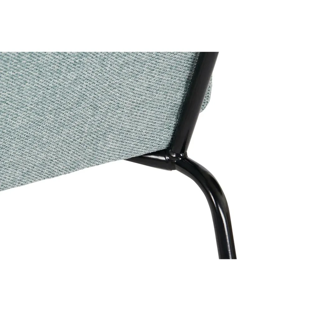 Poltrona Home ESPRIT Nero Verde Metallo 66 x 71 x 77 cm