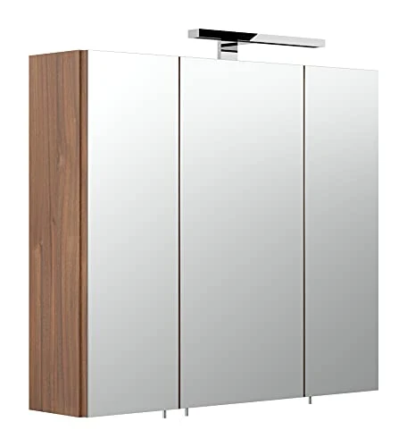 Posseik 5422 78 Armadietto con specchio, finto legno di nocciolo Posseik Möbelfabriken GmbH