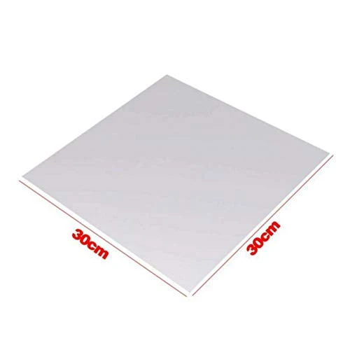 PowerBH Adesivo da Parete Specchio Quadrato per Bagno di casa Superficie Liscia Specchio 30 * 30 cm (4 Pezzi)