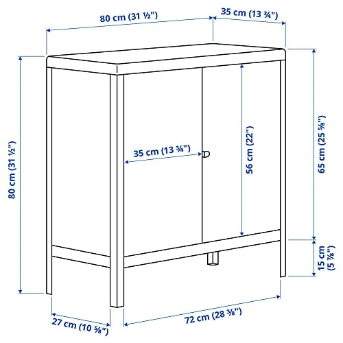 KOLBJÖRN armadio /esterno 80x35x81 cm beige Protuning