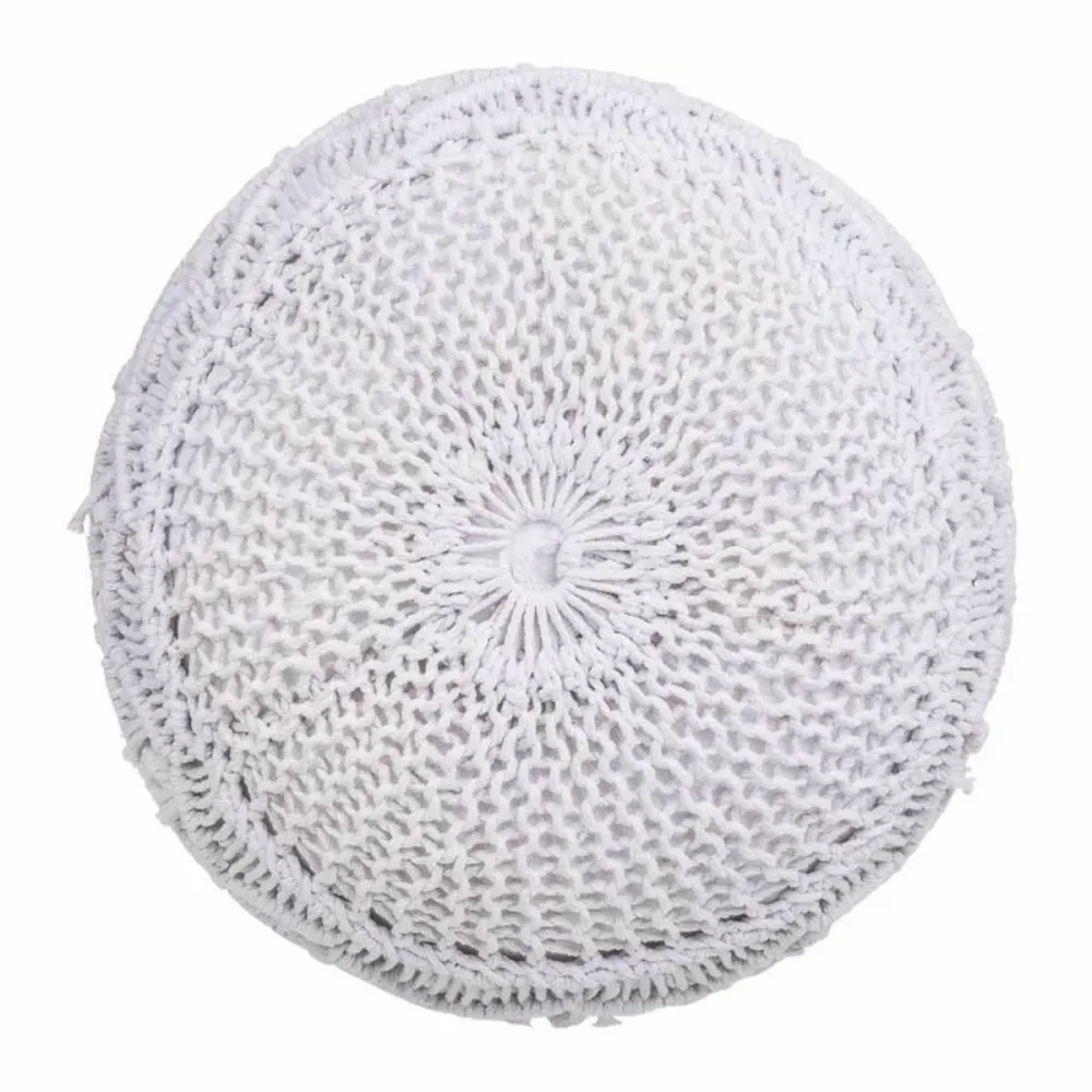 Puff Alexandra House Living Bianco polistirene 45 x 40 x 45 cm