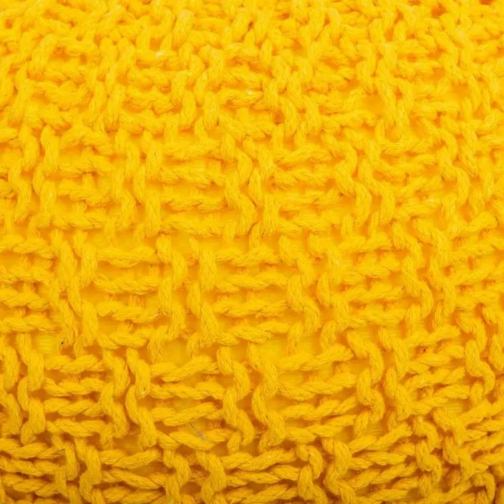 Puff Alexandra House Living Giallo polistirene 45 x 30 x 45 cm