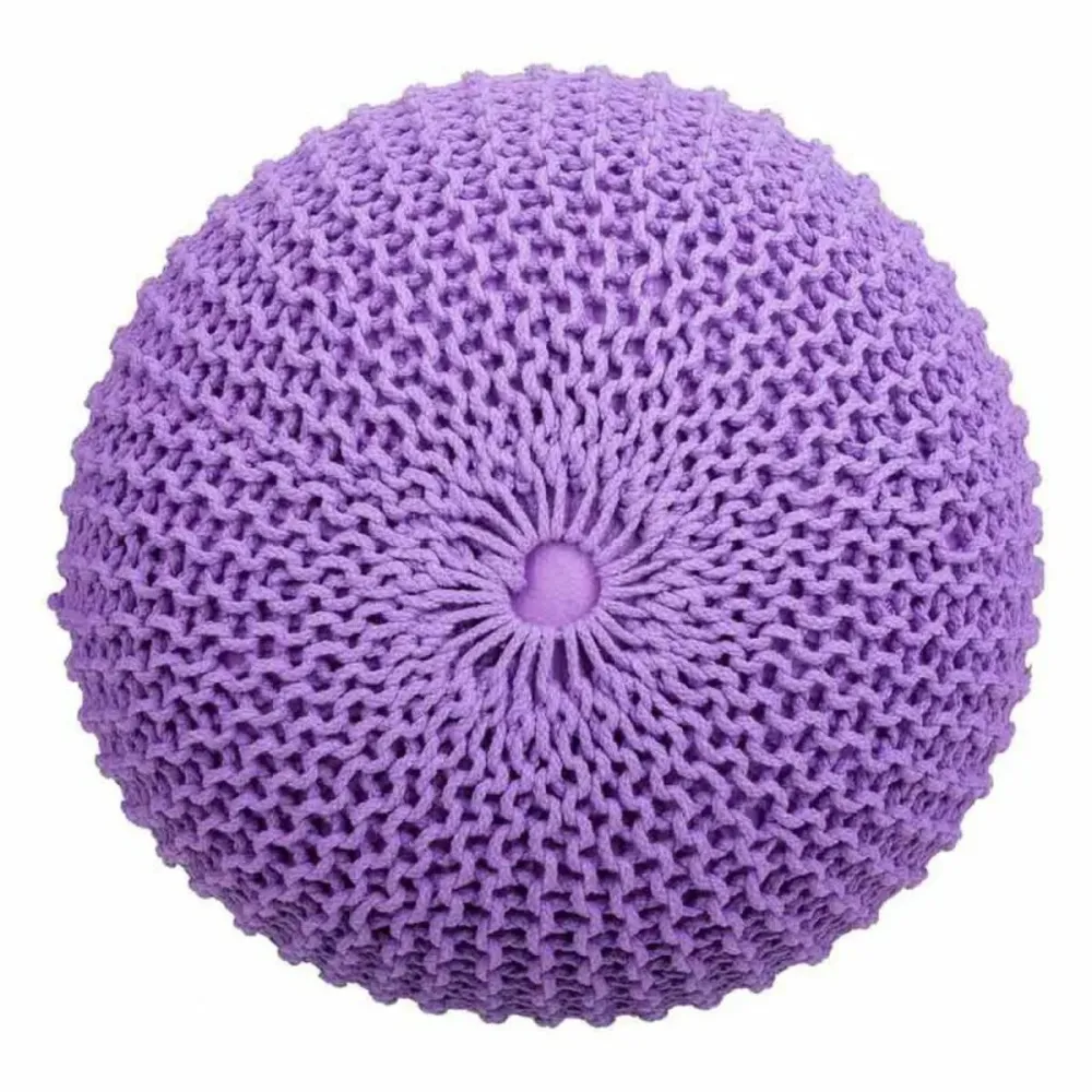 Puff Alexandra House Living Violetta polistirene 45 x 30 x 45 cm