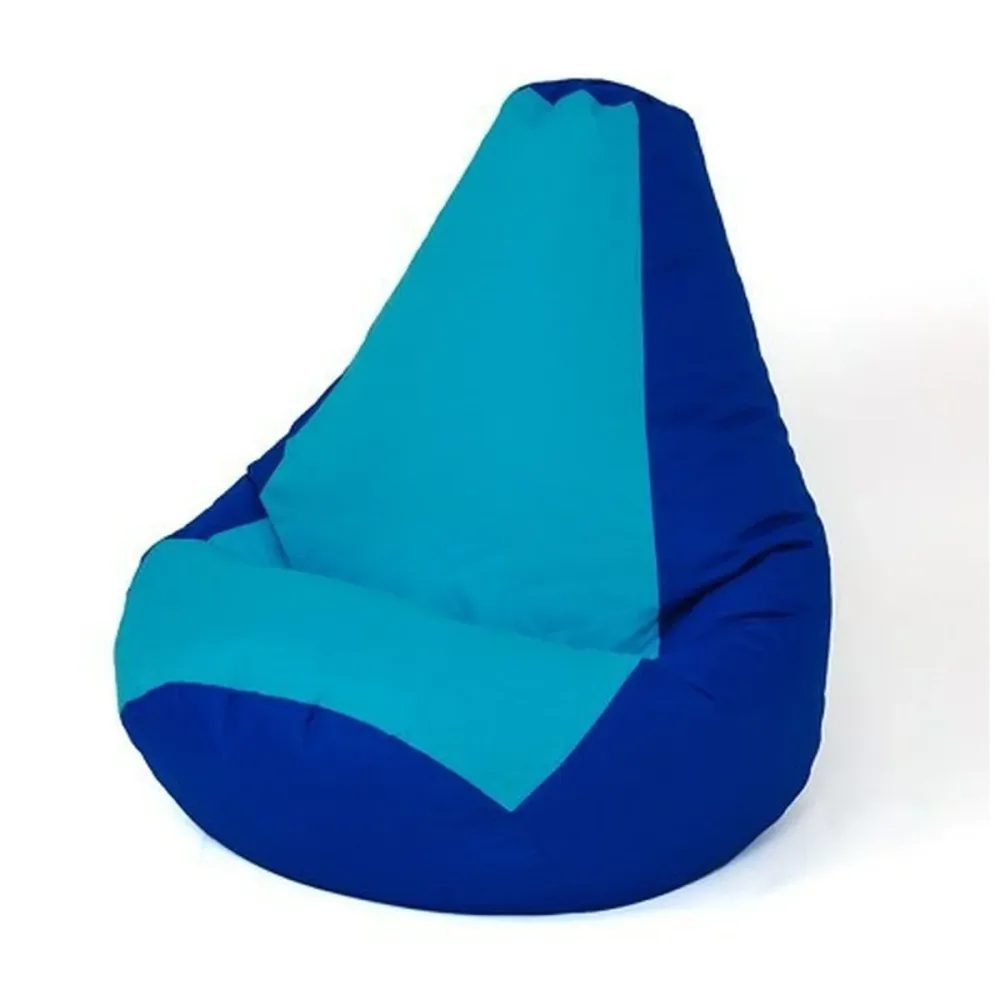Puff GO GIFT Azzurro Rosso Granato Oxford tejido antidesgarros 105 x 80 cm