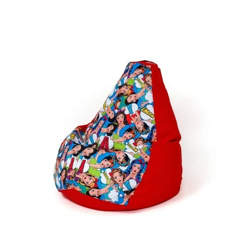 Puff GO GIFT Rosso 105 x 80 cm Pera