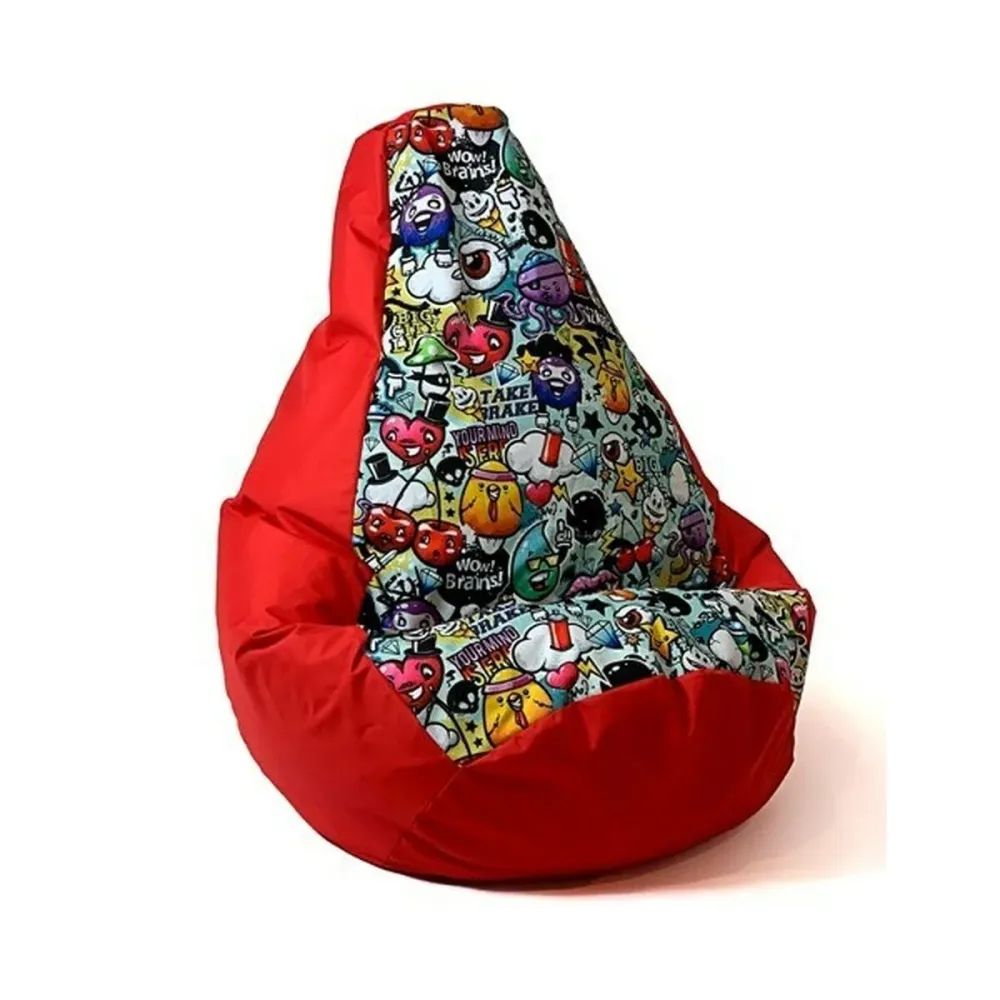 Puff GO GIFT Rosso 105 x 80 cm Pera