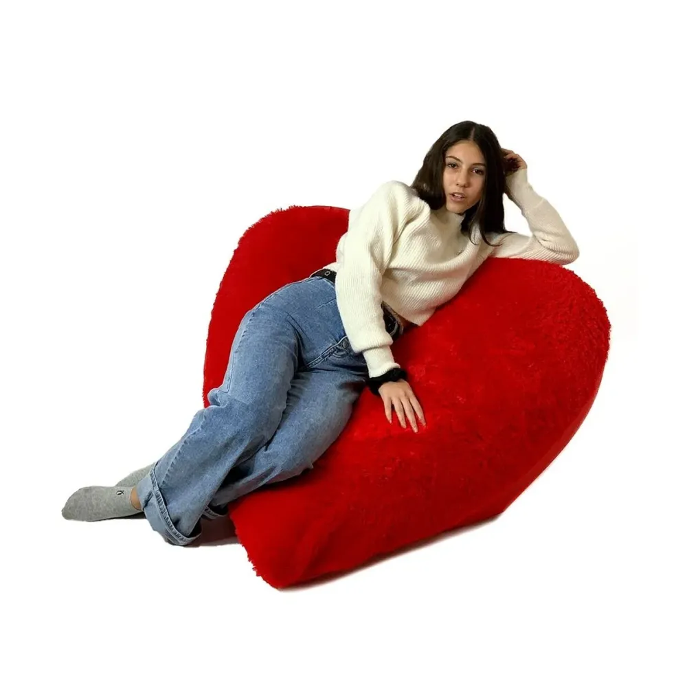 Puff GO GIFT Rosso Oxford 140 x 100 cm
