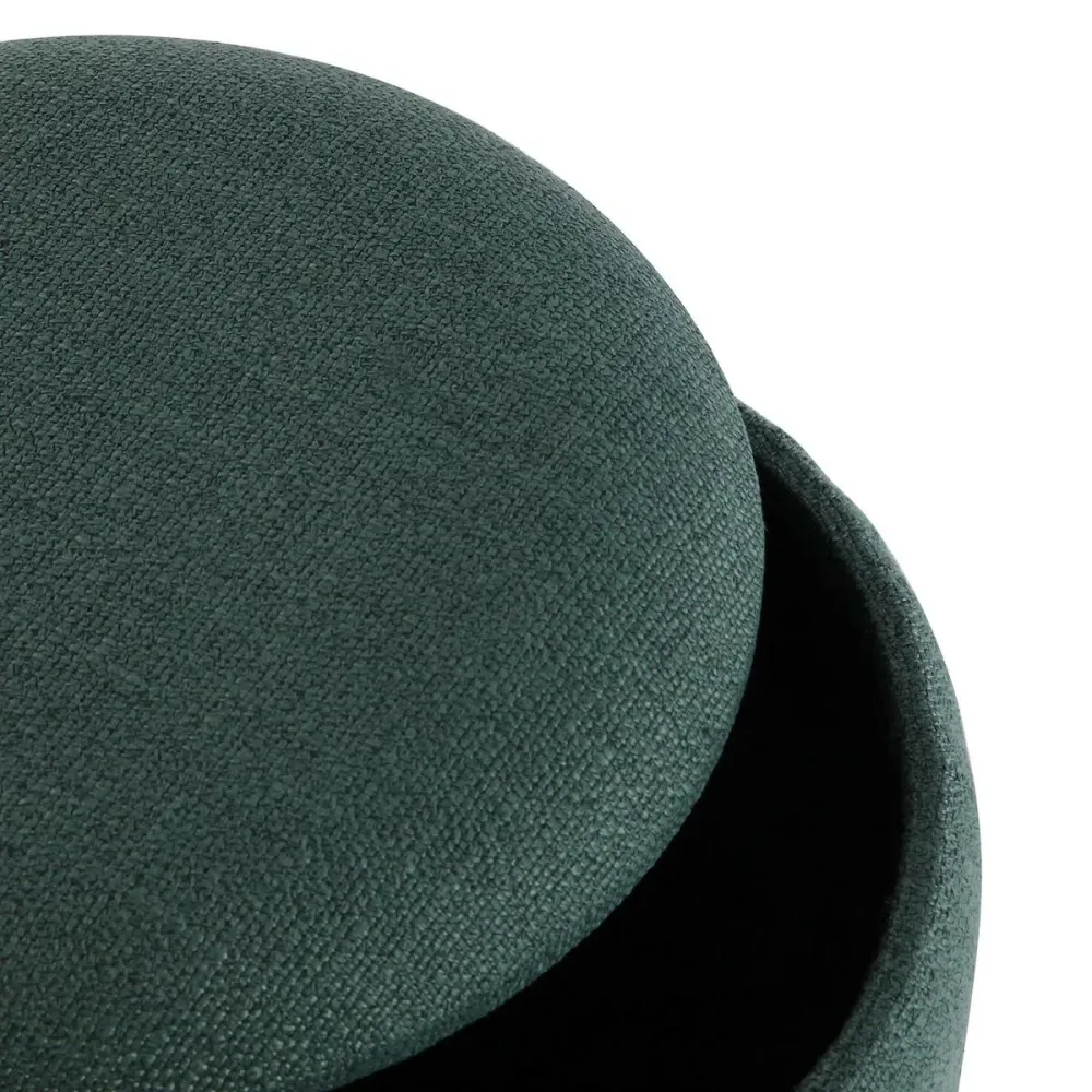 Puff Smontabile Versa Verde Bambù Legno MDF 36 x 44 x 36 cm (2 Pezzi)