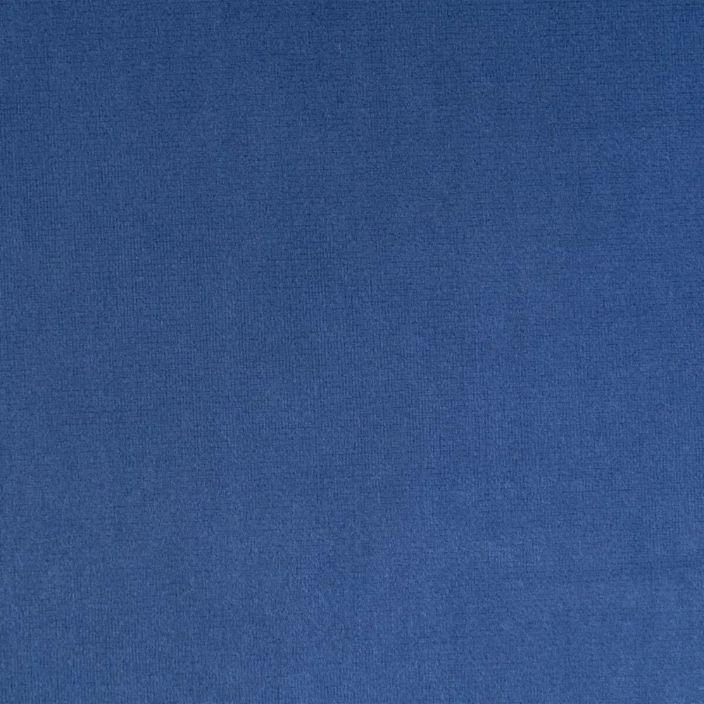 Puff Tessuto Sintetico Azzurro Metallo 40 x 40 x 35 cm