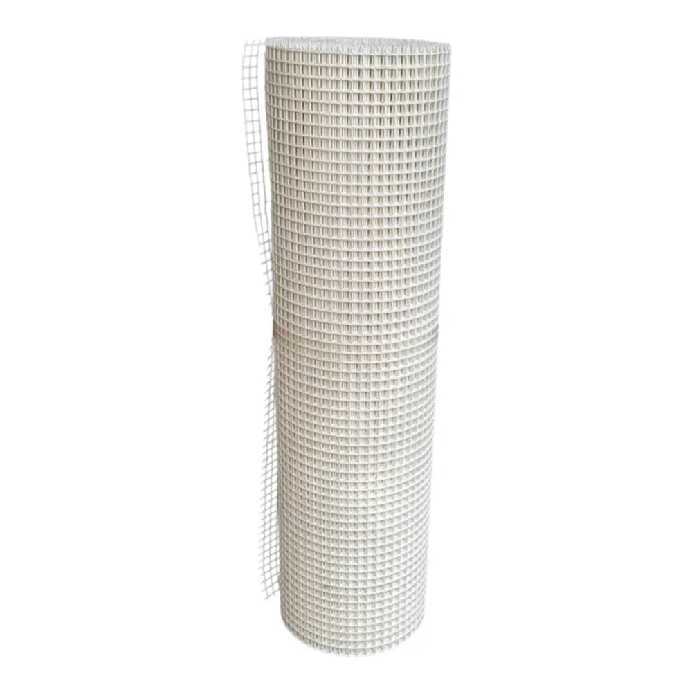 Rete Nasse Quadra 15 Bianco mt.1x25 Plastica Flessibile Tenax