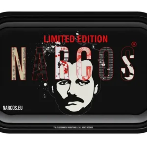 ROLLING TRAY NARCOS BLACK MEDIUM