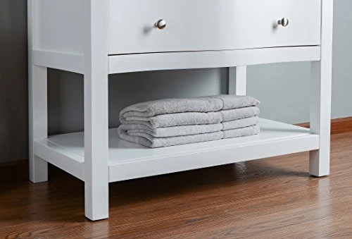 Rubeza - Vanità da bagno Tarsus 900 mm, marmo italiano bianco