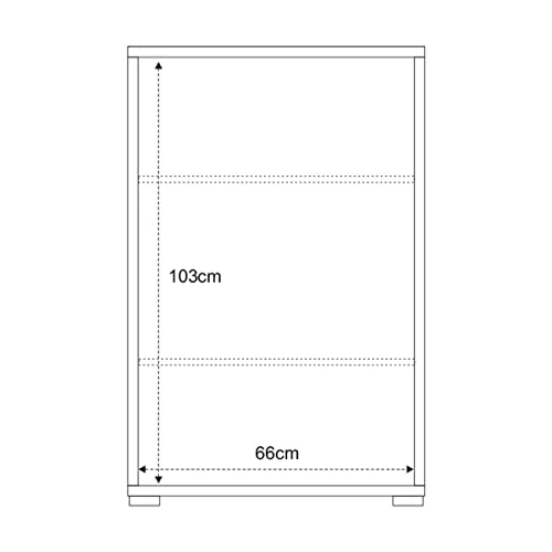 Mobile Armadio 2 ante H110 L71 P41 Cm Strutura color cemento frontali bianco ossido Dd270k Salone Negozio Online