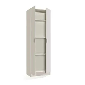 Salone Kit Armadio MUTIUSO 2ANTE E 3 Ripiani CM. 59X37X180H