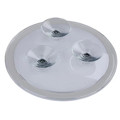 Sanixa TA44405, specchio cosmetico di alta qualità, ingrandimento 8x, con ventose, da trucco, per bagno, per rasatura