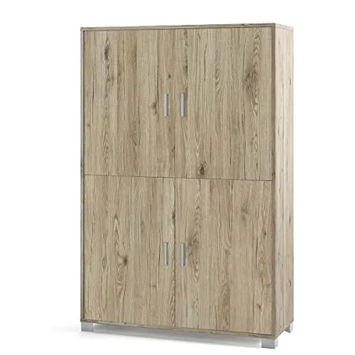 Sarmog Armadio Finitura Rovere Rustico - Mobile 4 Ante A734RRRRK
