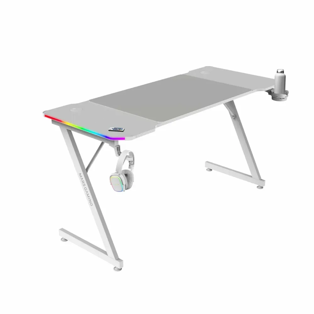 Scrivania Gaming Mars Gaming ERGO Bianco 140 x 60 cm