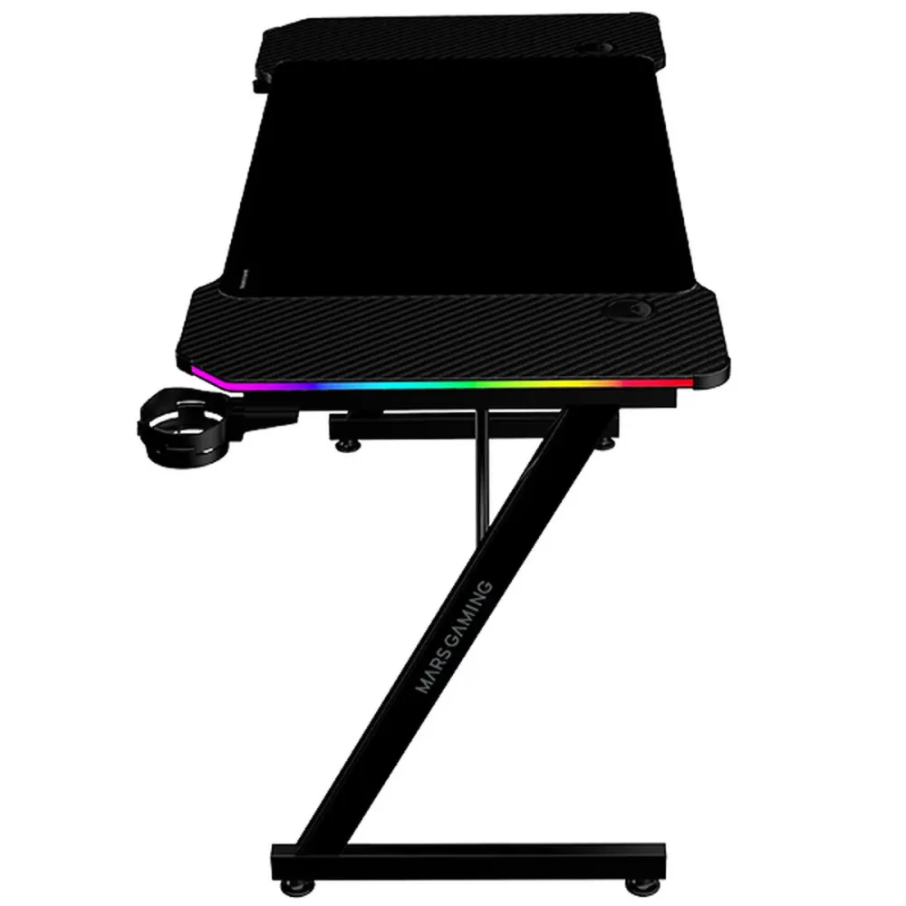 Scrivania Gaming Mars Gaming ESCRITORIO ERGO RGB Nero 120 x 60 cm