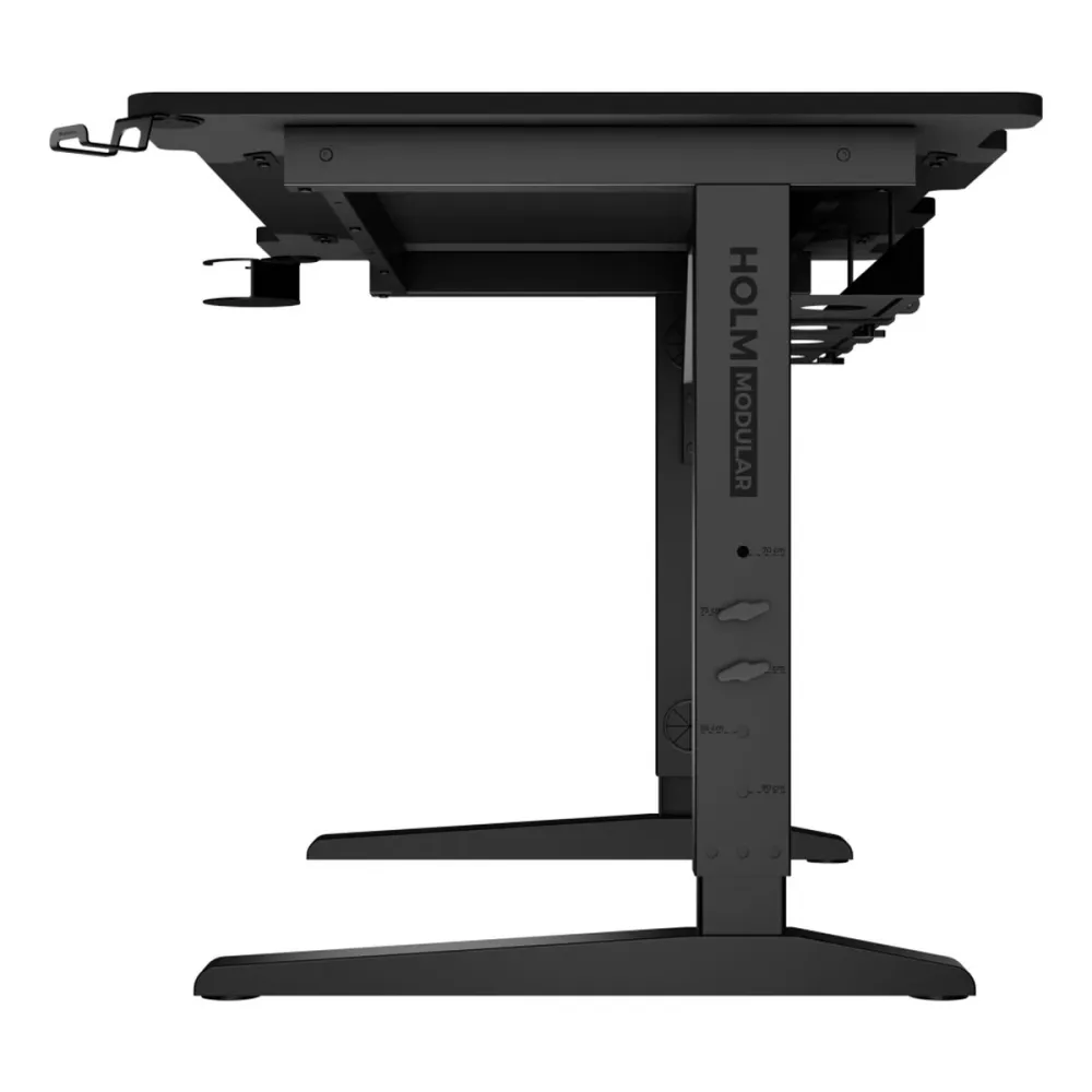 Scrivania Genesis HOLM MODULAR 120 RGB 120 x 75 cm Nero