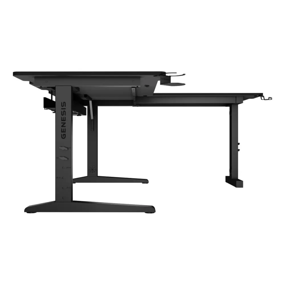 Scrivania Genesis NDS-2295 Nero 160 x 155 cm