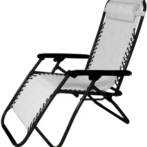 Sdraio Reclinabile Cm. 62X142X120 H Col. Grigio