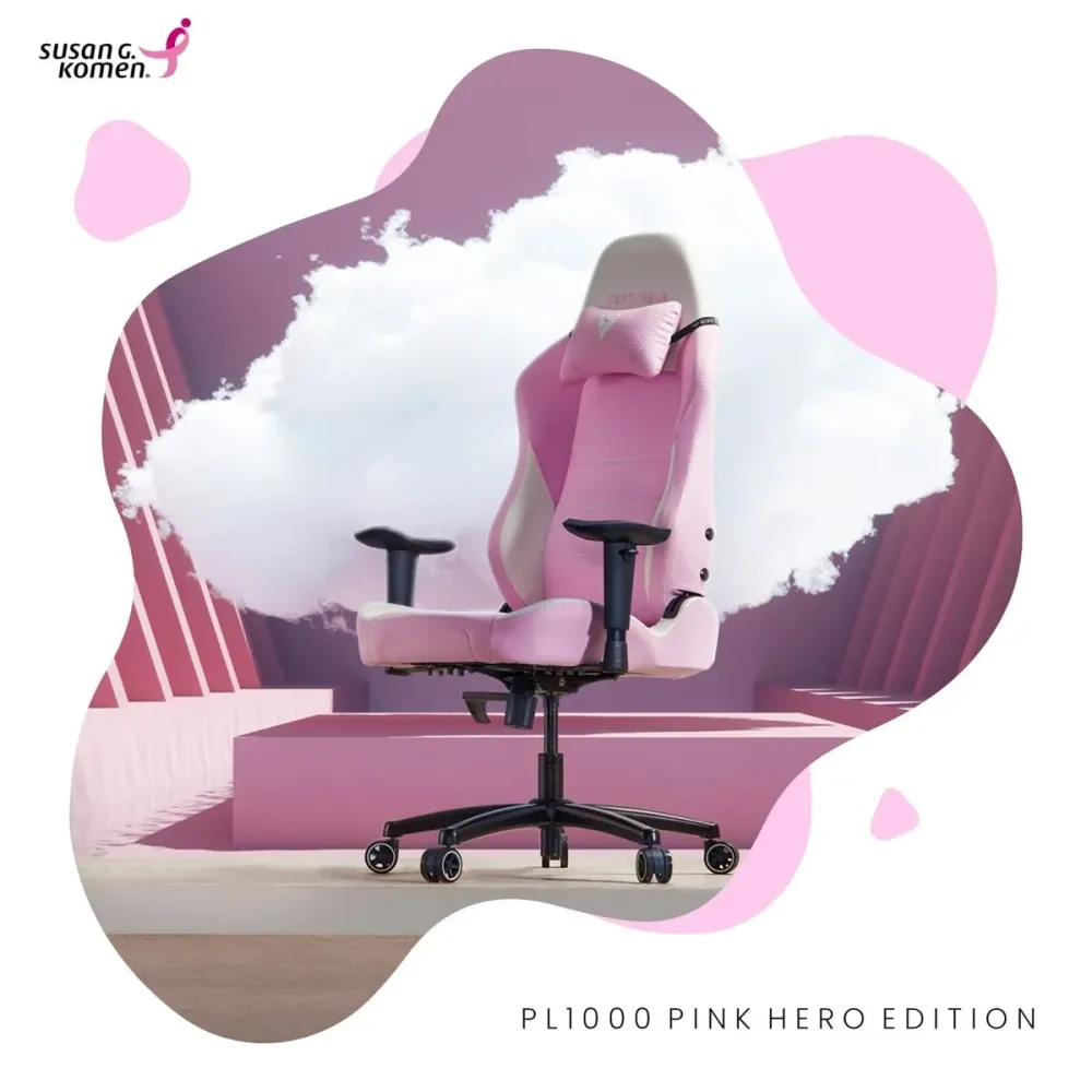 Sedia Gaming Vertagear PL1000 Rosa