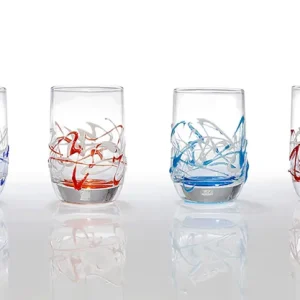 set 6 bicchierini liquore Serie Jazz monocolore