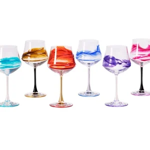 set 6 calici cl.43 Serie Ego multicolor