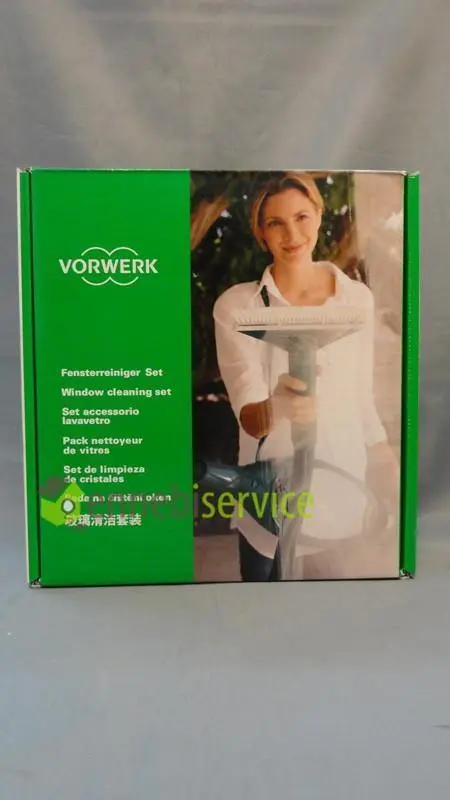 Set lavavetro gd14 con spazzola verde Vorwerk Folletto