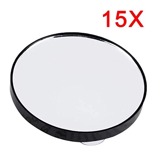 Specchio ingranditore per il trucco 5X 10X 15X Specchio ingranditore per il trucco con due ventose Attrezzi per cosmetici...
