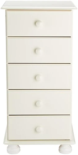 Steens Furniture 3022050050000F/1022050050000N - Comò Richmond, pino massiccio, 91 x 44 x 39 cm, colore: Bianco