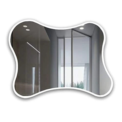 styleglass Specchio Bagno Reversibile Faro da cm 100 x 75, Made Italy, Specchio Parete Retroilluminato LED, Spessore Vetro...