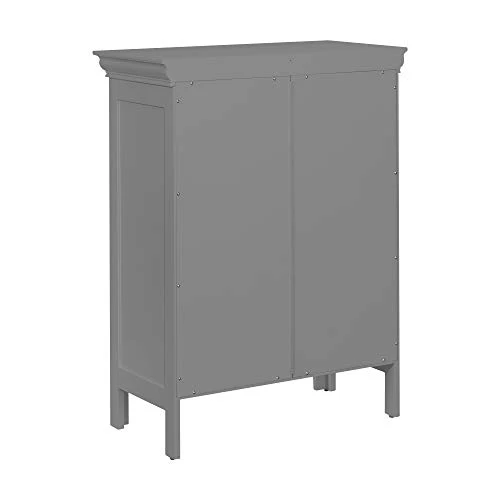 Elegant Home Fashions Armadio Stratford Free Standing 2 Ante Grigio EHF-676G, Taglia Unica Teamson Home