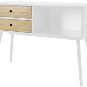 TENZO Pagina credenza, Legno, Bianco/Legno