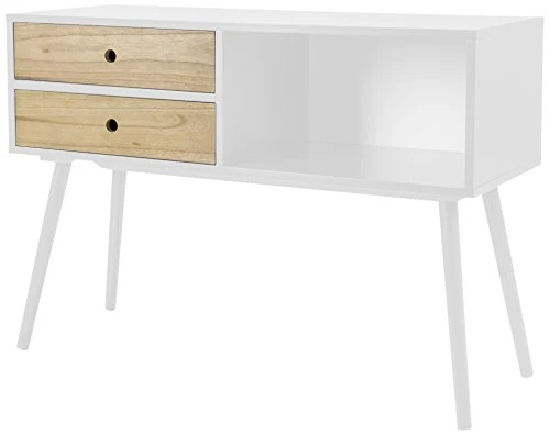 TENZO Pagina credenza, Legno, Bianco/Legno