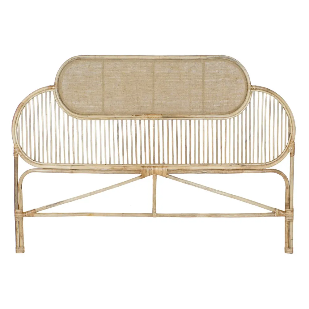 Testiera del Letto DKD Home Decor Marrone Naturale 180 x 4 x 90 cm