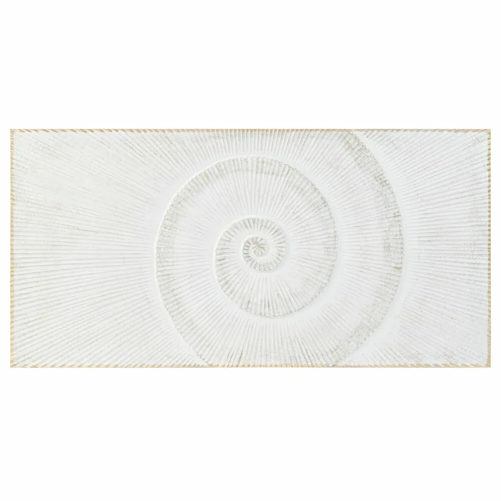 Testiera del Letto DKD Home Decor 160 x 3,5 x 80 cm Dorato Bianco Legno MDF