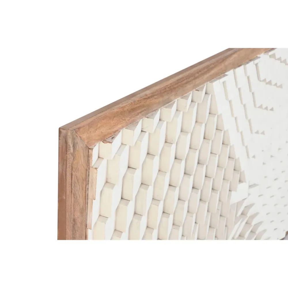 Testiera del Letto Home ESPRIT Bianco Naturale 180 X 5 X 90 CM