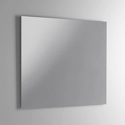 tft Mobile Bagno Sospeso 90 cm Lavabo Specchio e Lampada LED Belsk 2 Bianco e Cemento