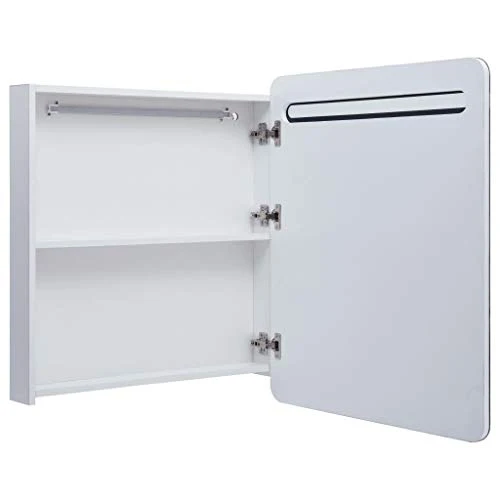 Tidyard Armadietto da Bagno con Specchio e Luce LED,Pensili Bagno,Mobile Specchio Bagno,Specchiera Bagno con Luce,Mobilett...
