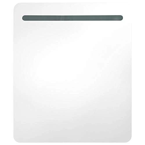 Tidyard Armadietto da Bagno con Specchio e Luce LED,Pensili Bagno,Mobile Specchio Bagno,Specchiera Bagno con Luce,Mobilett...
