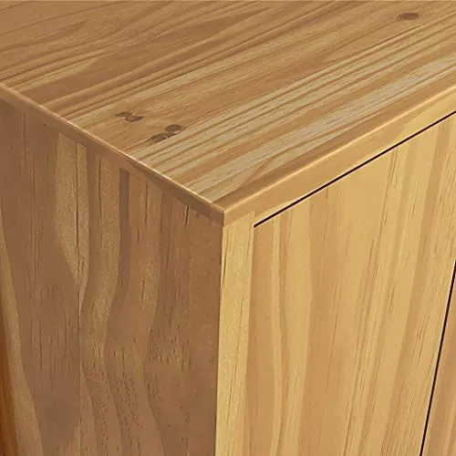 Tidyard Armadio Moderno Legno Massello di Pino con Cassetto e 2 Ante,Armadio Vestiti Moderno,Armadio Camera da Letto,Armad...