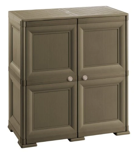 Tontarelli S.p.. Armadio 2 Moduli 19605019, WENGÉ, 79X43XH85.5CM