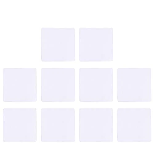 TOPBATHY 10Pcs Adesivi per Tappetino Doccia Battistrada Quadrato Antiscivolo Tappetino da Bagno Nastro per Stalle Vasca da...